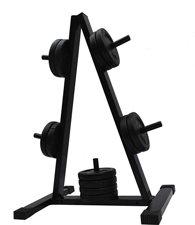 BodyRip Unisex's Standard Weight Rack-Black, 1-Inch