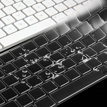JRC- Ultra Thin Clear iMac Magic Keyboard Cover MLA22LL/A (A1644), Keyboard Skin Protector for Apple 2015 Version Magic Keyboard, US Layout