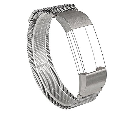 Wearlizer Milanese Loop Replacement Metal bands - Fitness Wristband for Fitbit Charge 2