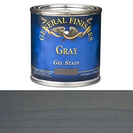 General Finishes Gray Gel Stain 1/2 Pint