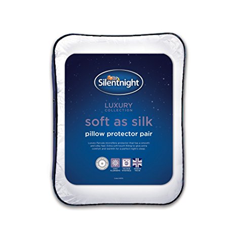 Silentnight Soft as Silk Pillow Protector - Pack of 2