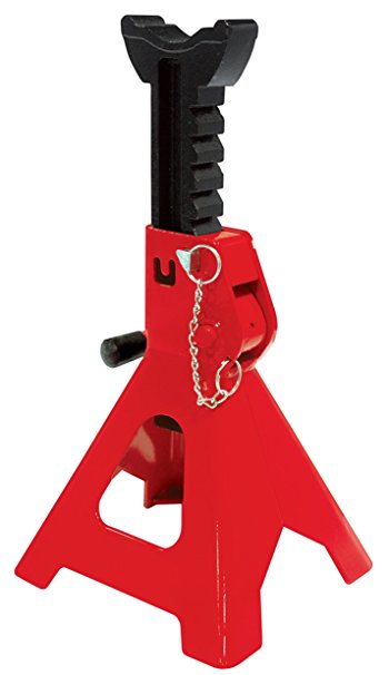 Torin Big Red Steel Jack Stands: Double Locking, 2 Ton Capacity, 1 Pair