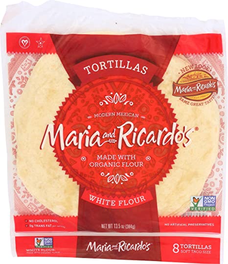 Maria & Ricardos Tortilla 8In Wheat Flour, 13.5 oz