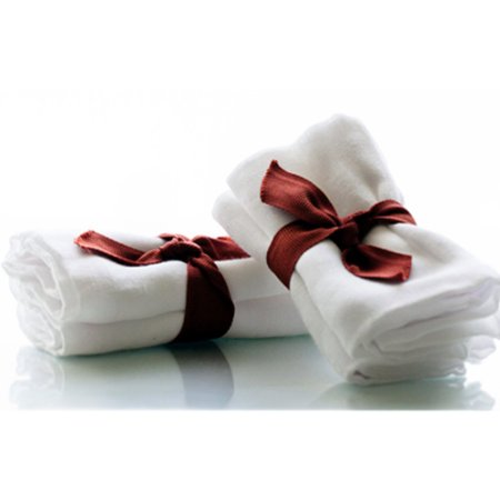 Cotton MUSLIN CLOTH Organic muslin washcloth Oil Cleansing Method for healthy skin x 2
