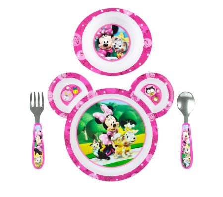 The First Years Disney Baby Minnie Mouse 4-Piece Feeding Set