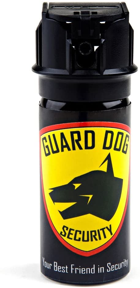 Guard Dog Security Fogger 2 oz Pepper Spray with UV dye - Police Strength with Flip Top Design – 25 Bursts