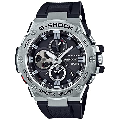 Casio G-Shock Analog Black Dial Men's Watch-GST-B100-1ADR (G789)