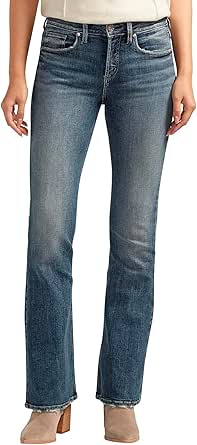 Silver Jeans Co. Women's Suki Mid Rise Bootcut Jeans