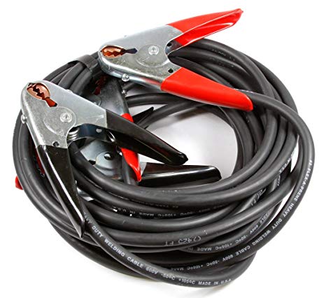Forney 52875 Battery Jumper Cables, Heavy Duty Number 2, 12-Feet