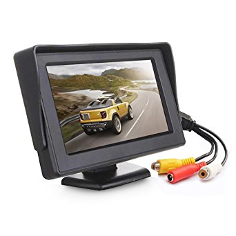 Esky 4.3 Inch TFT LCD Color Display Rear View 180 Degree Adjustable Monitor Screen