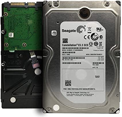 Seagate Constellation ES.3 ST4000NM0053 4TB SATA 6Gb/s 128MB Cache 7200RPM 3.5inch Internal Enterprise Hard Drive - 5 Year Warranty