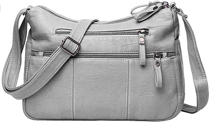 Volcanic Rock Women Crossbody Bag Pocketbooks Soft PU Leather Purses and Handbags Multi Pocket Shoulder Bag