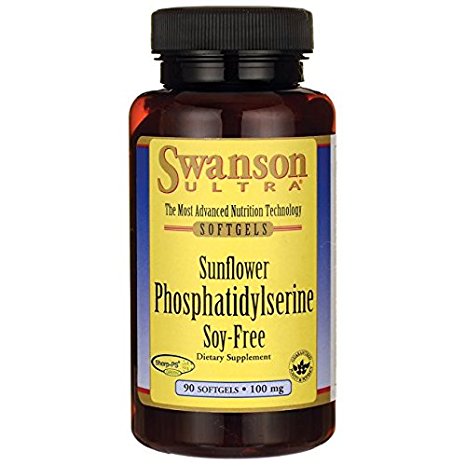 Swanson Sunflower Phosphatidylserine Soy-Free 100 mg 90 Sgels