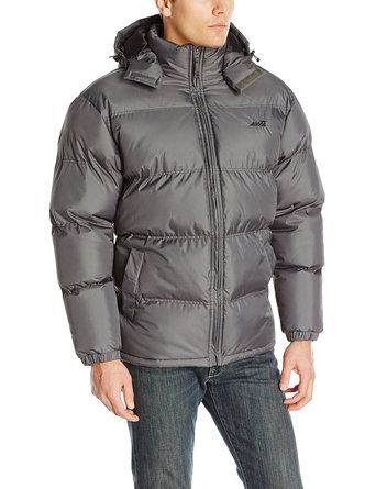 Avia Men's Puffer Jacket with Removable Hood