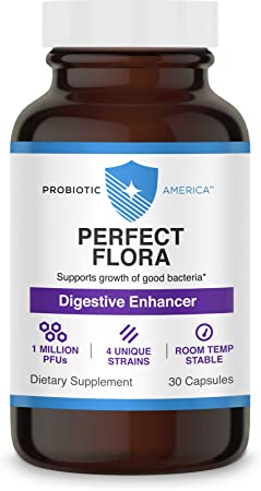 Probiotic America® Perfect Flora Digestive Health Enhancing Bacteriophage Supplement, 30 Count
