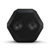 Boombotix Boombot REX Wireless Ultraportable Weatherproof Bluetooth Speaker for iPods Smartphones Tablets and Laptops - Pitch Black Newest Version