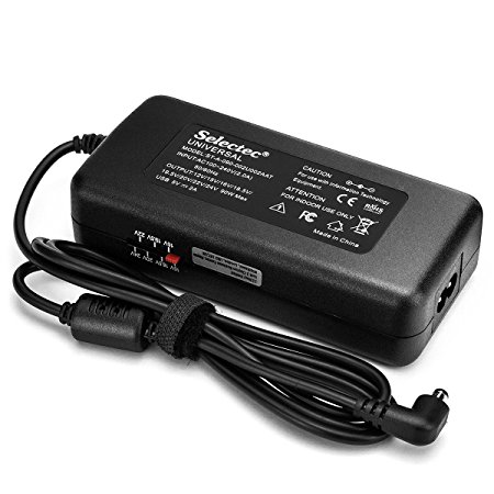 Sunydeal 90W Universal Laptop AC Adapter Power Supply Charger for HP Pavilion Compaq DELL Sony Acer Asus Fujitsu Gateway IBM Lenovo Toshiba Satellite Samsung (18.5V 3.5A/19V 3.16A/19V 3.42A/19V 4.74A)