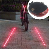 Candance 2 Laser 5 LED Cycling Bicycle Bike Flash Taillight