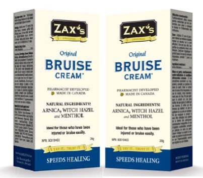 2 PACK - Zax's Original Bruise Cream - #1 Selling Bruise Cream, Speeds Healing by 4 Days!, Reduces Pain & Inflammation, Reduces Discoloration, Ideal for Medical Cabinet & 1st Aid Kit