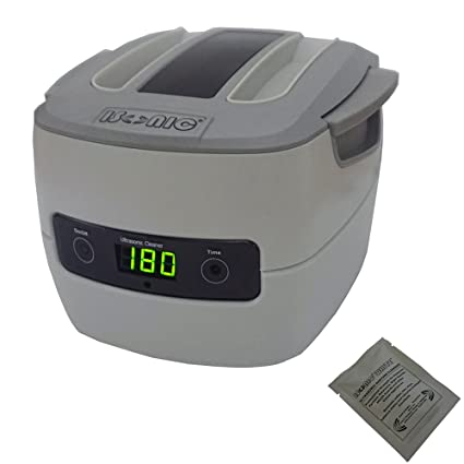 iSonic P4801 2TSP Commercial Ultrasonic Cleaner, 1.5Qt/1.4L, Plastic Basket, 110V, Beige