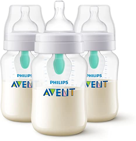 Avent Anti-Colic Bottle with Airfree Vent 260ml 3 Pack