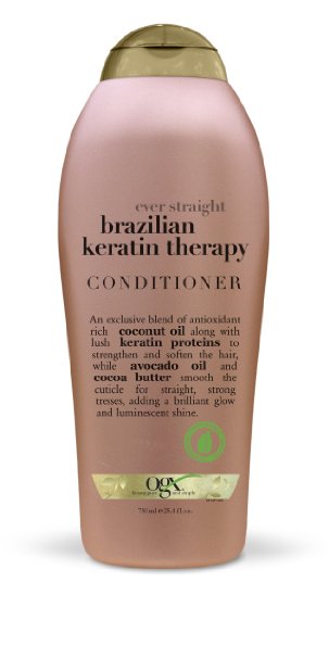 OGX Conditioner Ever Straight Brazilian Keratin Therapy 254oz