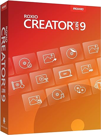 Roxio Creator NXT 9 | Multimedia Suite and CD/DVD Disc Burning Software [PC Disc]