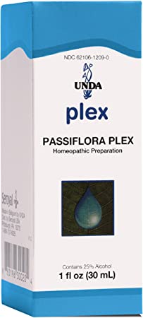 UNDA - Passiflora Plex - Homeopathic - Temporary Relief of Symptoms associated with Irregular Sleep - 1 fl. oz.