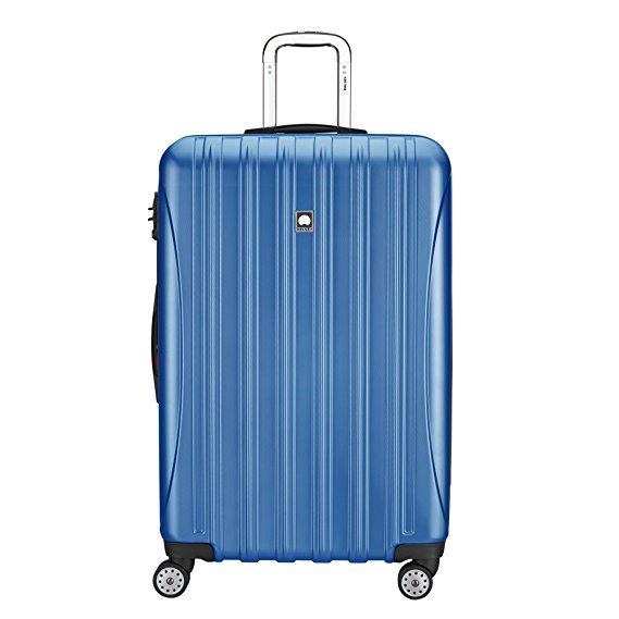 Delsey Luggage Aero Textured Expandable 29 Inch Spinner, Blue