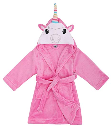 Verabella Boy's Girl's Ultra-Plush Soft Hooded Animal Theme Cover up