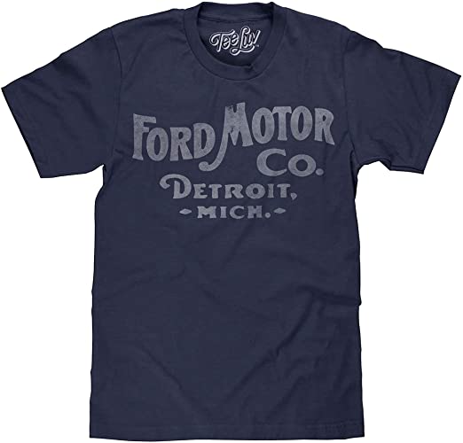 Tee Luv Ford Motor Company Shirt - Ford Detroit Graphic Tee Shirt