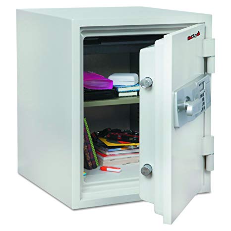 FireKing KF16122WHE Two Hour Fire and Water Safe, 1.48 ft3, 18-1/5 x 18-1/3 x 21-3/4, White