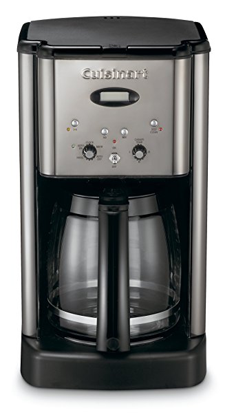 Cuisinart DCC-1200BCH Brew Central 12-Cup Programmable Coffeemaker, Black Chrome