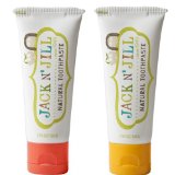 Jack N Jill Natural Toothpaste Strawberry and Banana 176oz Pack of 2