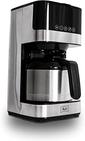 Melitta Aroma Tocco Thermal Drip Coffee Maker | Programmable Coffee Machine | 8 Cup Coffee Maker with Thermal Carafe | Glass Touch Control Panel | Coffee Maker