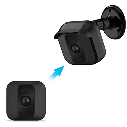 Blink XT Camera Wall Mount Bracket ,Weather Proof 360 Degree Protective Adjustable Indoor/Outdoor Mount and Cover for Blink XT Home Security Camera System Anti-Sun Glare UV Protection (Black(1 Pack))