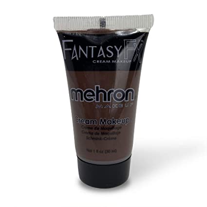 Mehron Makeup Fantasy F/X Water Based Face & Body Paint (1 oz) (Wolfman Brown)