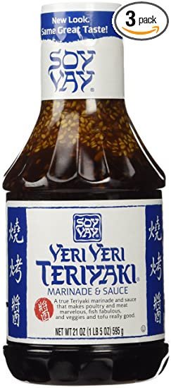 Soy Vay Veri Veri Teriyaki Marinade and Sauce, 21 oz pack of 3