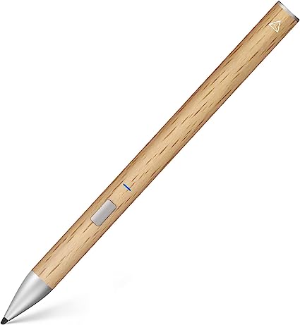 Adonit Log, Wooden Stylus Pen for iPad, Digital Pencil with High Precision, Palm Rejection, Compatible with iPad, iPad Pro, iPad Air, iPad Mini and More