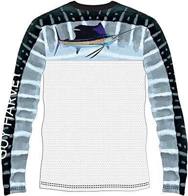 Guy Harvey Men's Long Sleeve Performance Shirt (Assorted Designs)