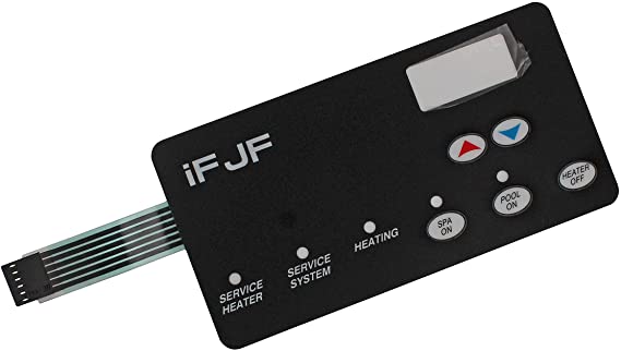 iFJF Switch Membrane Pad Replacement #472610Z Replace for Pentair Compatible with MasterTemp Pool and Spa Heater Electrical System