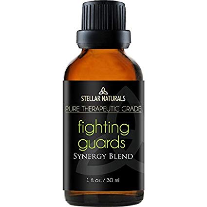 Fighting Guards Thieves Essential Oil Synergy Blend - Natural Therapeutic Ability To Shield From Germs - Antiviral and Antibacterial - 100% Natural and Pure - 1oz