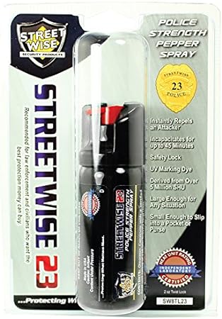 Streetwise Security Products Police Strength Streetwise 23 Pepper Spray, 2-Ounce, Twist Lock