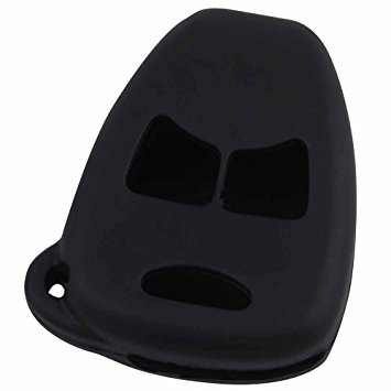 KeyGuardz Black Rubber Keyless Entry Remote Key Fob Skin Cover Protector