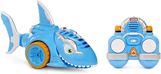 Little Tikes Shark Strike RC Remote Control Toy Car, Multicolor