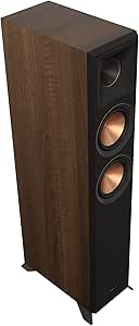 klipsch Reference Premiere RP-8060FA II Home Theater Floorstanding Speaker with Dolby Atmos Built-in Elevation and Larger 90° x 90° Hybrid Tractrix® Horn for Premium Home Theater Sound in Walnut