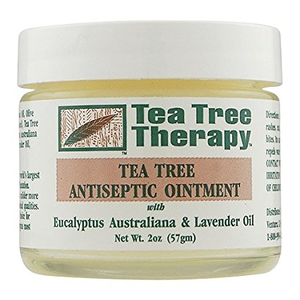 Tea Tree Therapy Antiseptic Ointment Oil, Eucalyptus Australian and Lavender, 2 Ounce