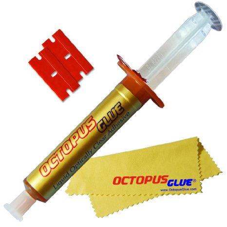 Octopus Glue - Liquid Optically Clear Adhesive LOCA - The ORIGINAL PREMIUM LOCA UV Glue 3 ml Single