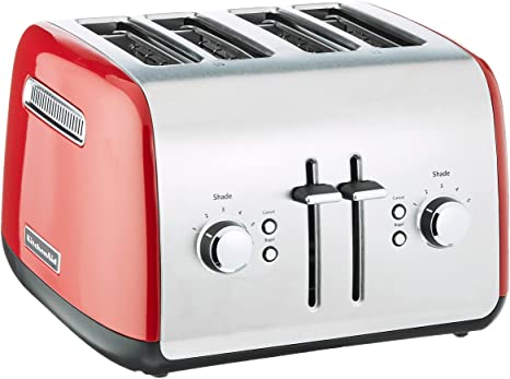 KitchenAid KMT4115ER Toaster with Manual High-Lift Lever, Empire Red