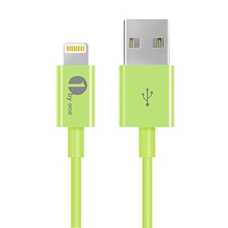 [Apple MFI Certified] 1byone Lightning to USB Cable 3.3ft / 1m for iPhone 6s 6 Plus 5s 5c 5, iPad mini, iPad Air, iPad Pro, iPod touch 6th Gen / nano 7th Gen, Green